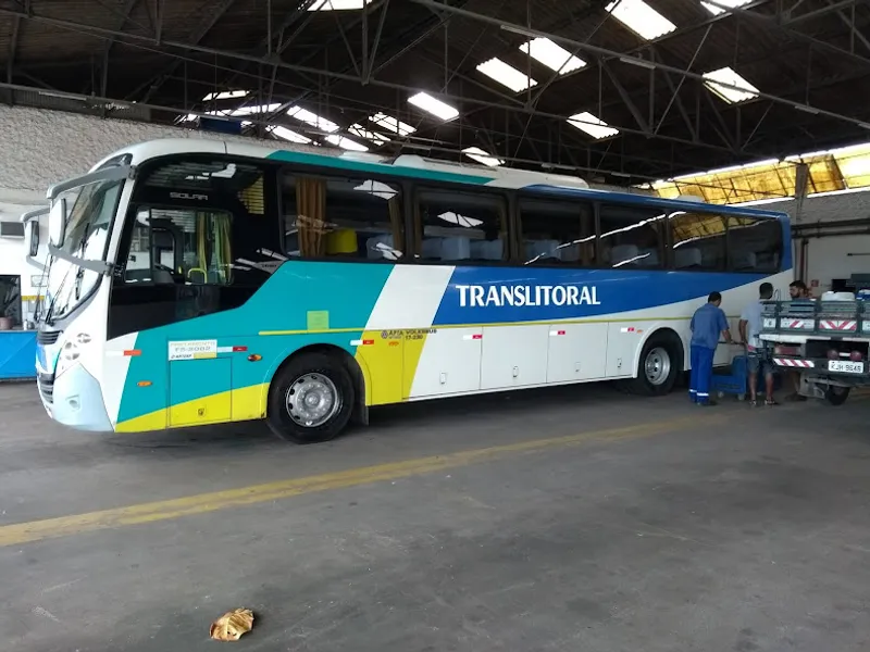 Ônibus da Translitoral com adesivagem em impressão digital — Cromatica Comunicação Visual, Santos/SP